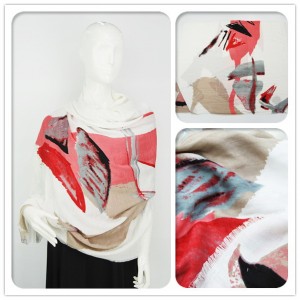 Spring woven scarf