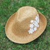 Paper straw hat