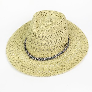 Paper straw hat